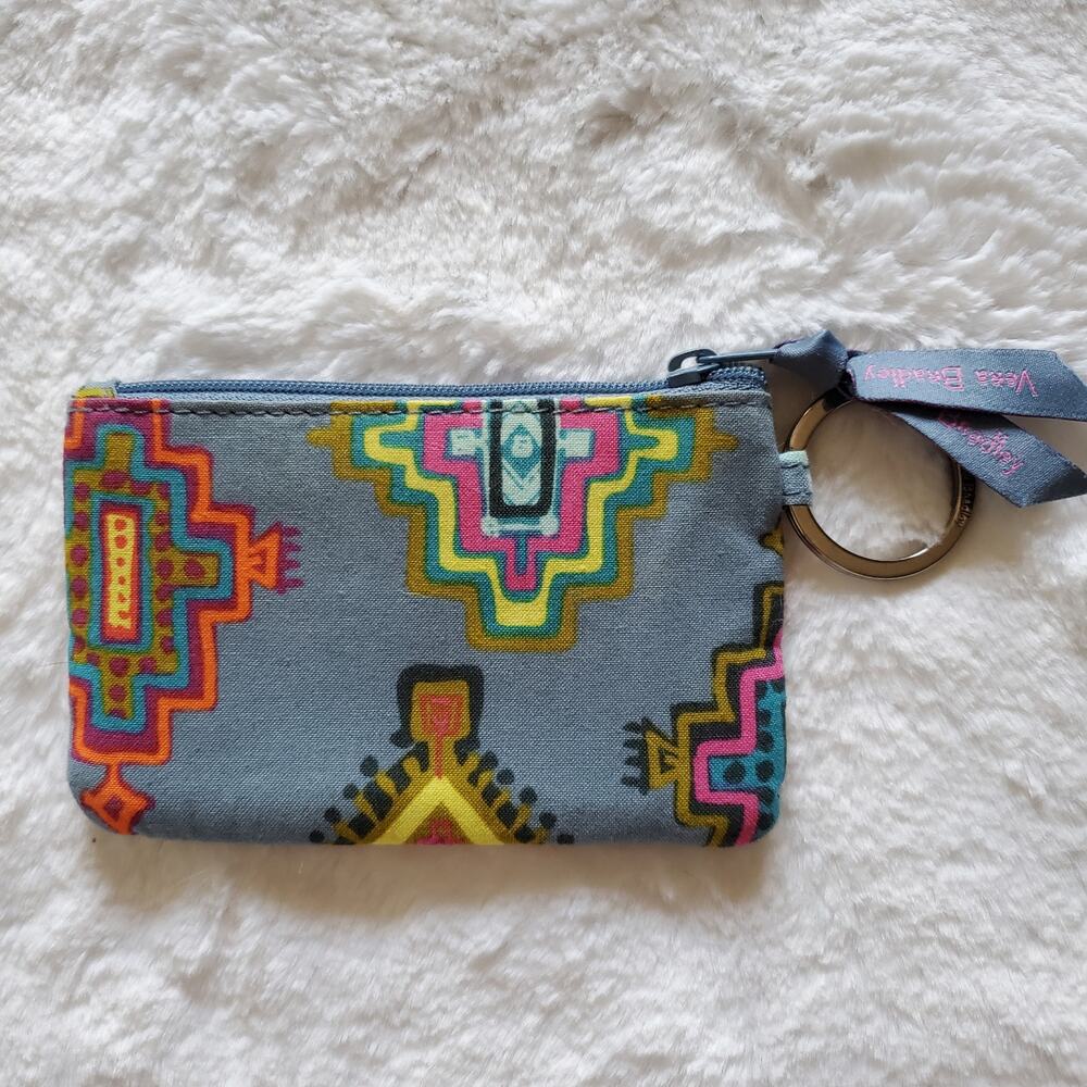 Vera Bradley Zip ID Case in Painted Medallion Pattern